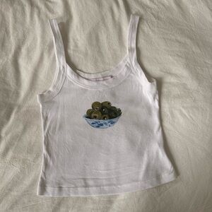 Lisa Says Gah Olive Tank Top